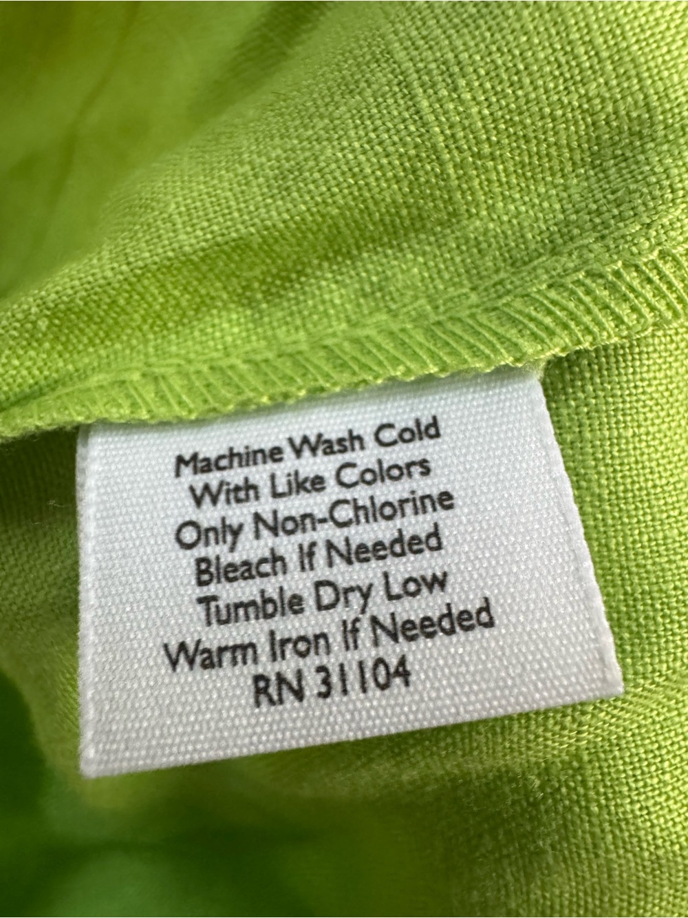 Kim Rogers Lime Green Button-Down Shirt - Picture 4 of 4